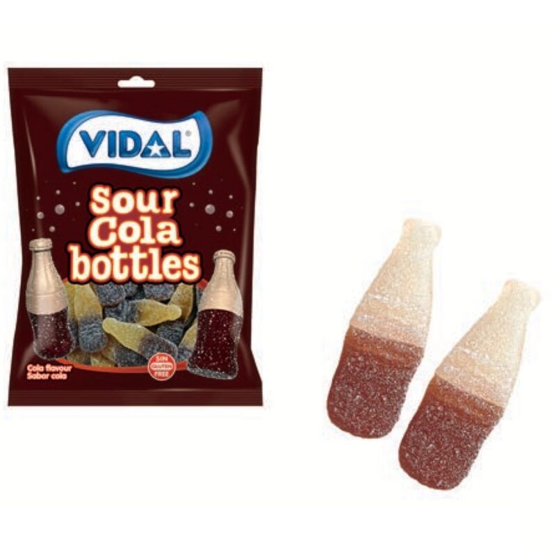 Vidal Caramelle sour cola bottle gr.90